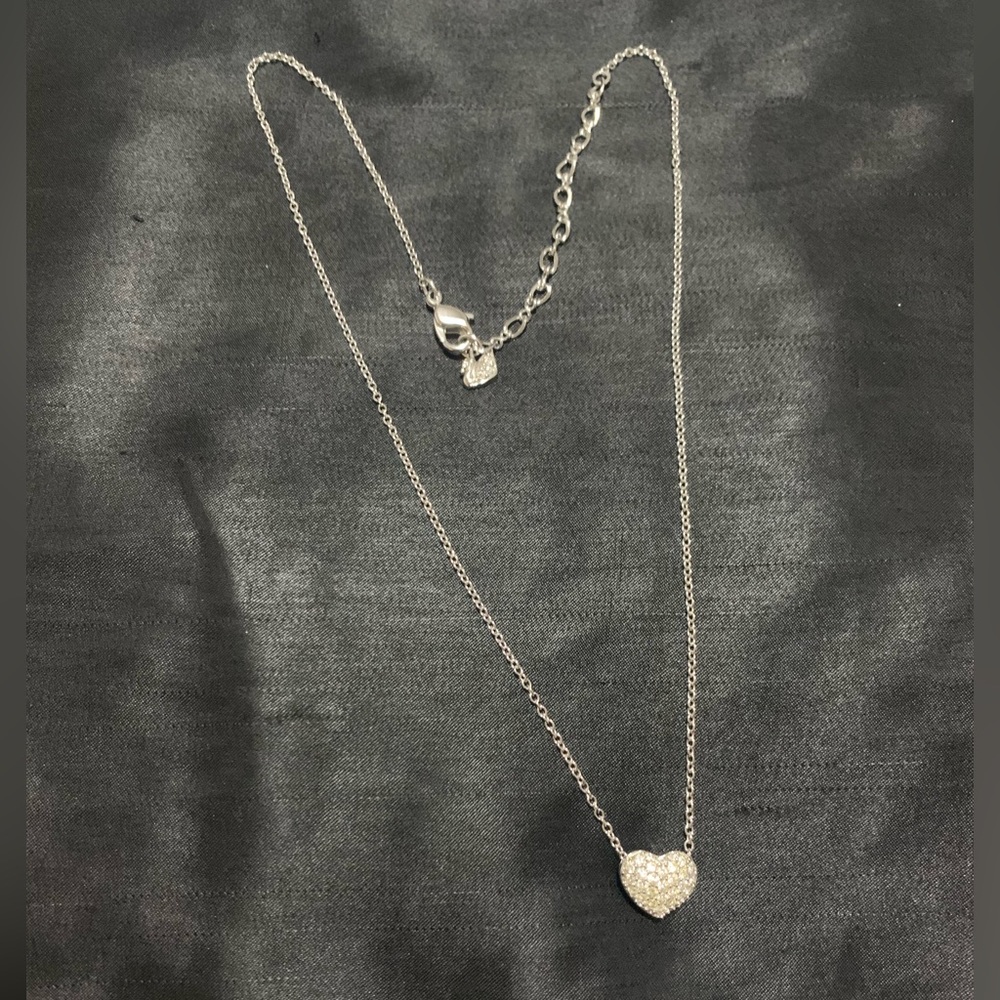 Swarovski Heart Necklace. Swarovski Crystal.